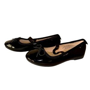 Cat & Jack Black Patent Leather Slip ON dress Shoes